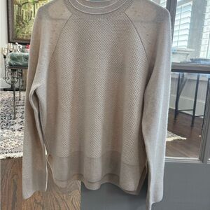 Loro Piana Light Beige Crewneck Sweater